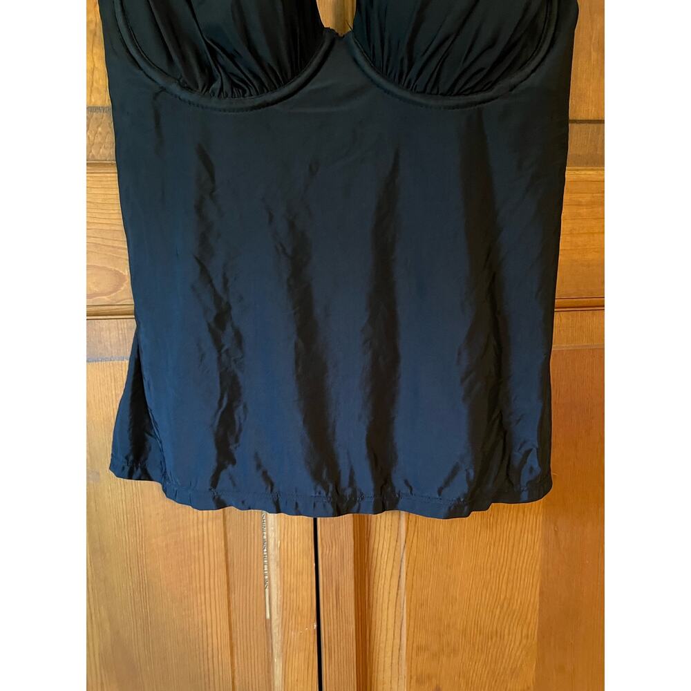 Panache Women's Halle Underwired Swimwear Tankini Top Black Size 34D - Picture 5 of 12